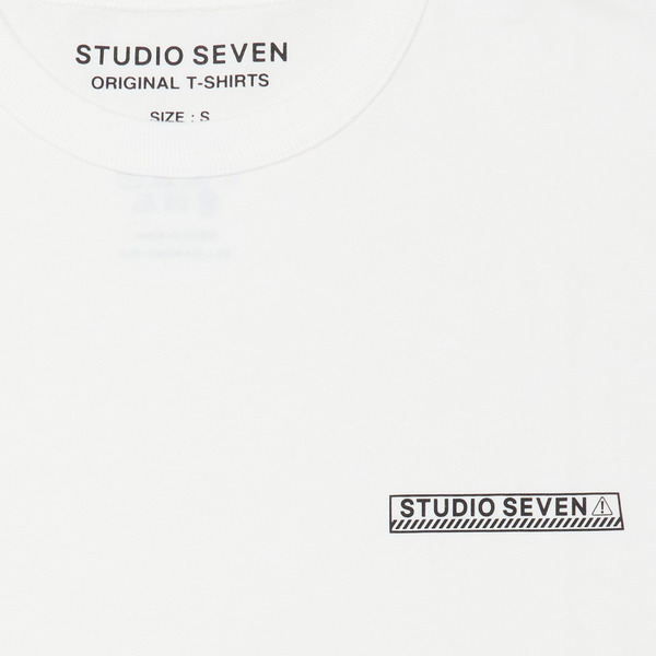 SEVEN PACK T-SHIRTS | CAUTION LOGO & ROGER 詳細画像 White&times;Black 4