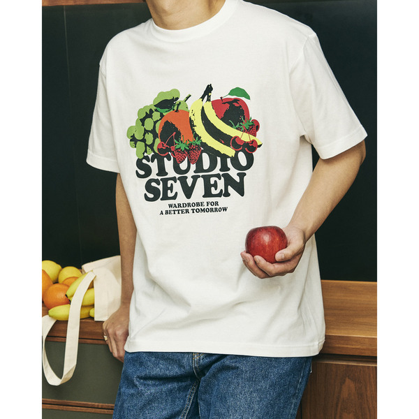 Fruits Mix SS Tee 詳細画像 Black 7