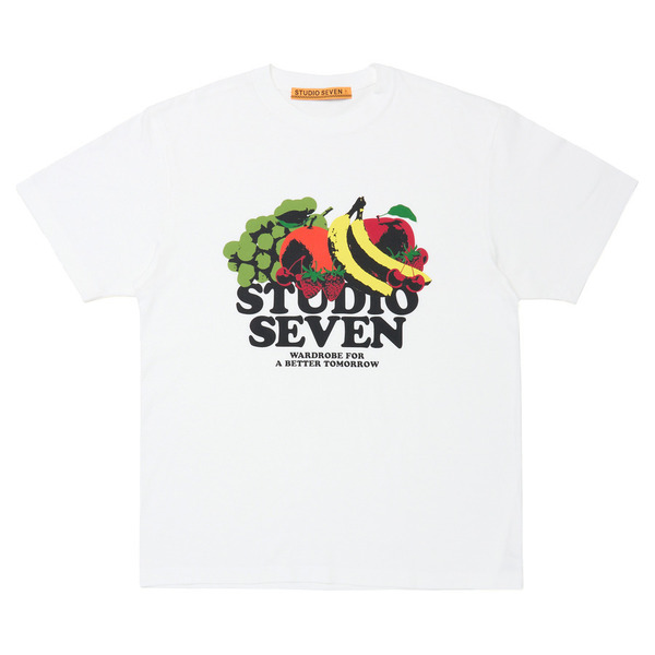 Fruits Mix SS Tee 詳細画像 White 1
