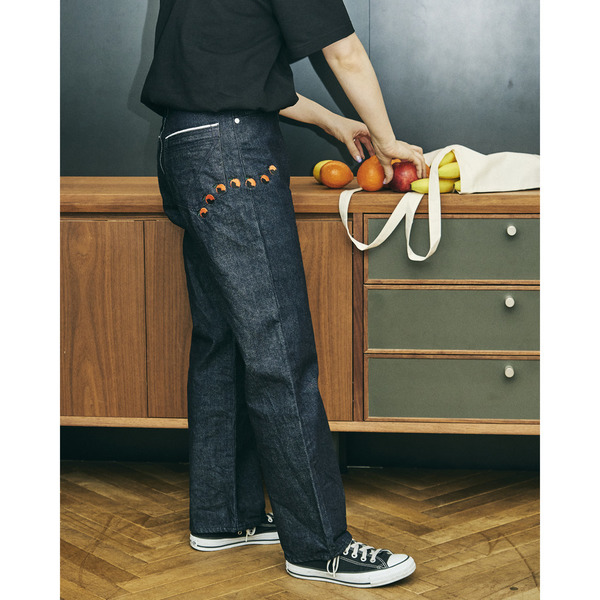 SEVEN Orange Tote Bag 詳細画像 Natural 12