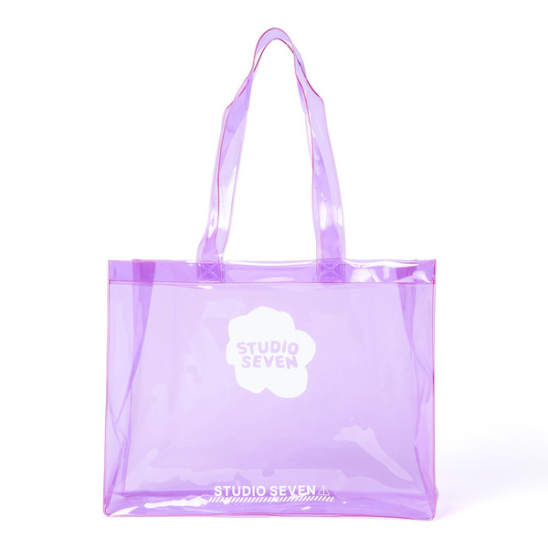 Flower Clear Bag 詳細画像 Purple 1