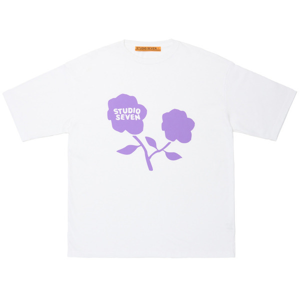 Flower Print Tee 詳細画像 White 1