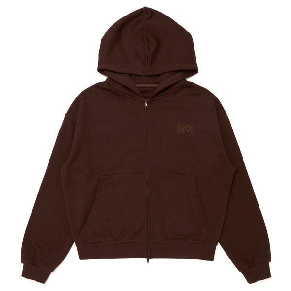 KID x SVN Sweat Zip Hoodie 詳細画像 Brown 1