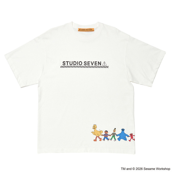 SESAME STREET meets STUDIO SEVEN Big Tee 詳細画像 White 1