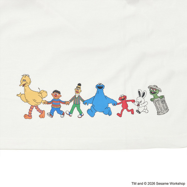 SESAME STREET meets STUDIO SEVEN Big Tee 詳細画像 White 3