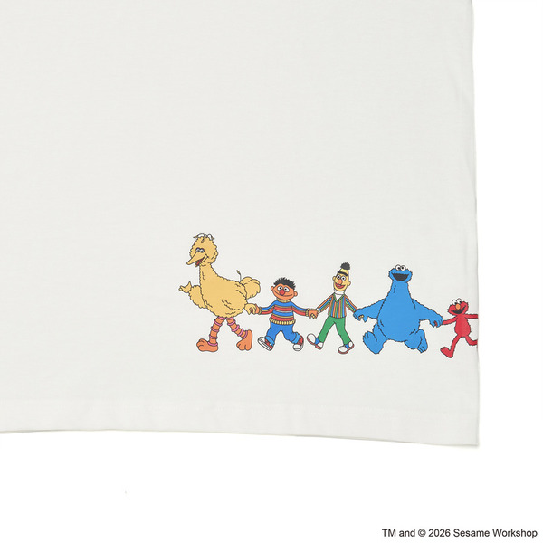 SESAME STREET meets STUDIO SEVEN Big Tee 詳細画像 White 4