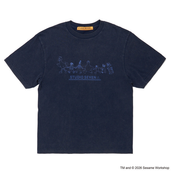 SESAME STREET meets STUDIO SEVEN Colorful Tee 詳細画像 Navy 1