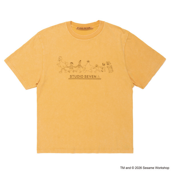 SESAME STREET meets STUDIO SEVEN Colorful Tee 詳細画像 Yellow 1