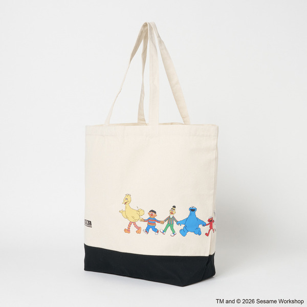 SESAME STREET meets STUDIO SEVEN Tote Bag 詳細画像 White 2
