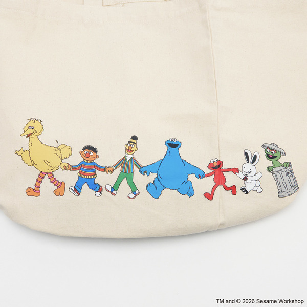 SESAME STREET meets STUDIO SEVEN Tote Bag 詳細画像 White 4