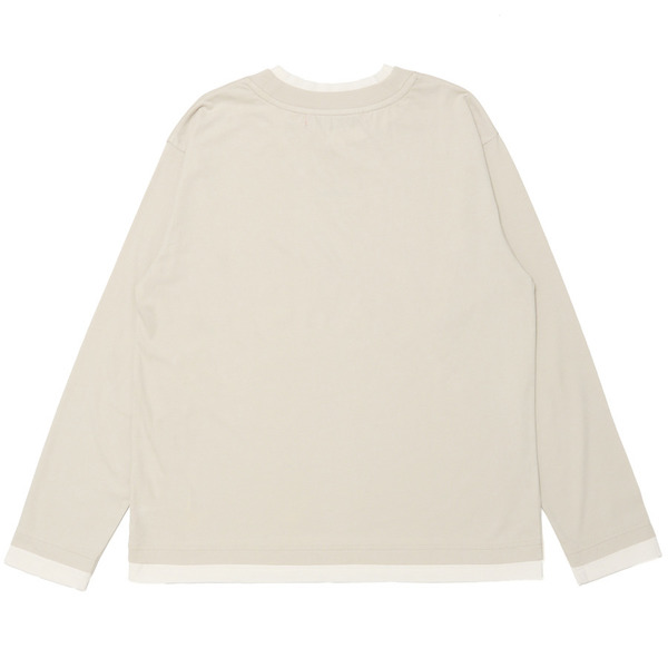 Layered Long Sleeve Tee 詳細画像 Ivory 5
