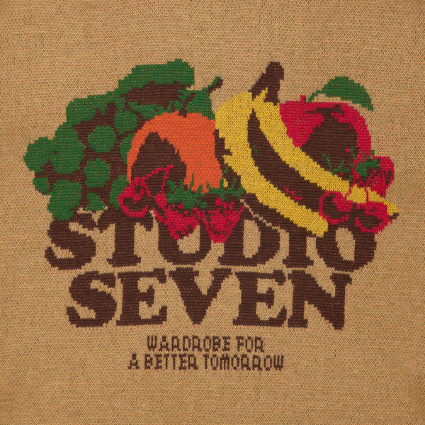 Fruit Jacquard Knit 詳細画像 Beige 1