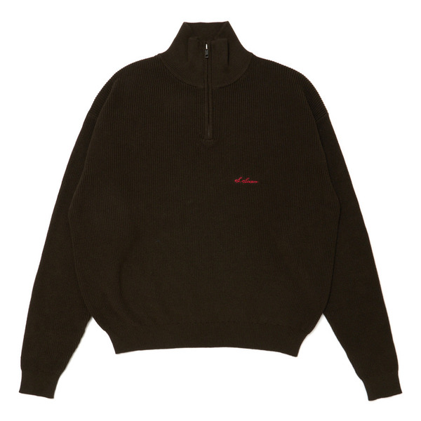 Half Zip Knit Pullover 詳細画像 C.Grey 1
