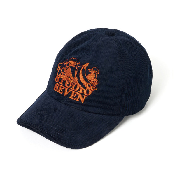 Fruit Graphic Corduroy Cap 詳細画像 D.Blue 1
