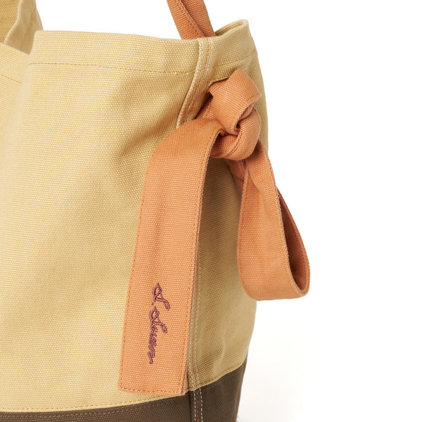 2-Tone Canvas Bag 詳細画像 Beige 7