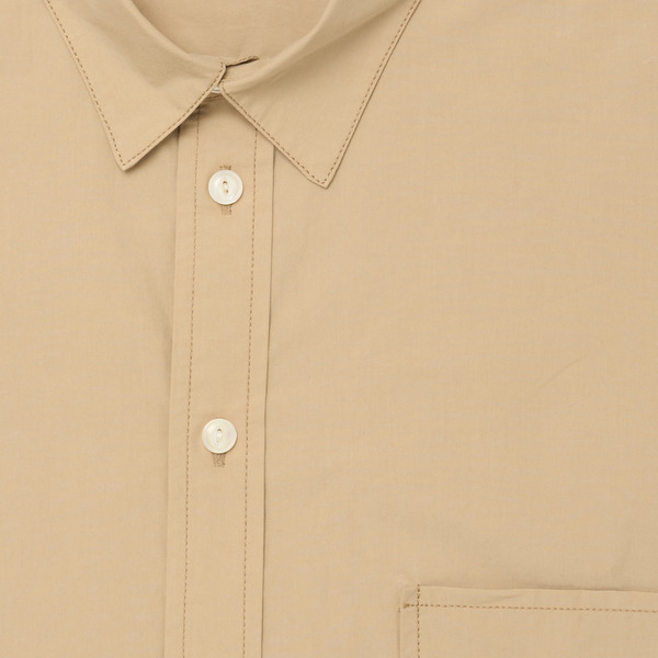 Rib Cuff Shirt 詳細画像 Beige 6