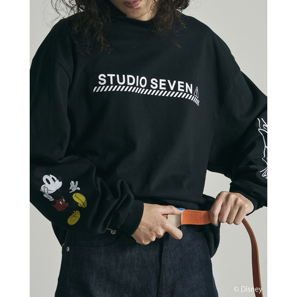 Disney Collection LS T-Shirt 詳細画像 White 12