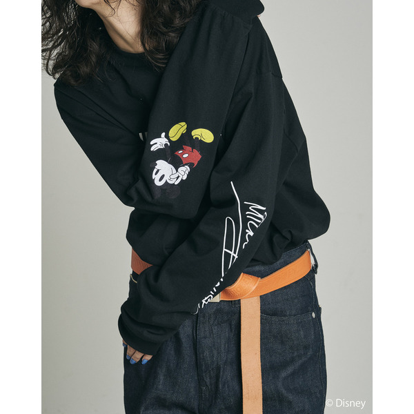 Disney Collection LS T-Shirt 詳細画像 White 13