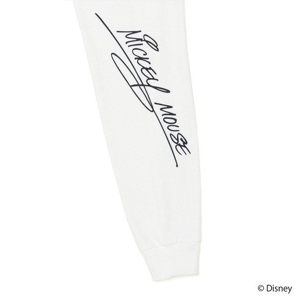 Disney Collection LS T-Shirt 詳細画像 White 4