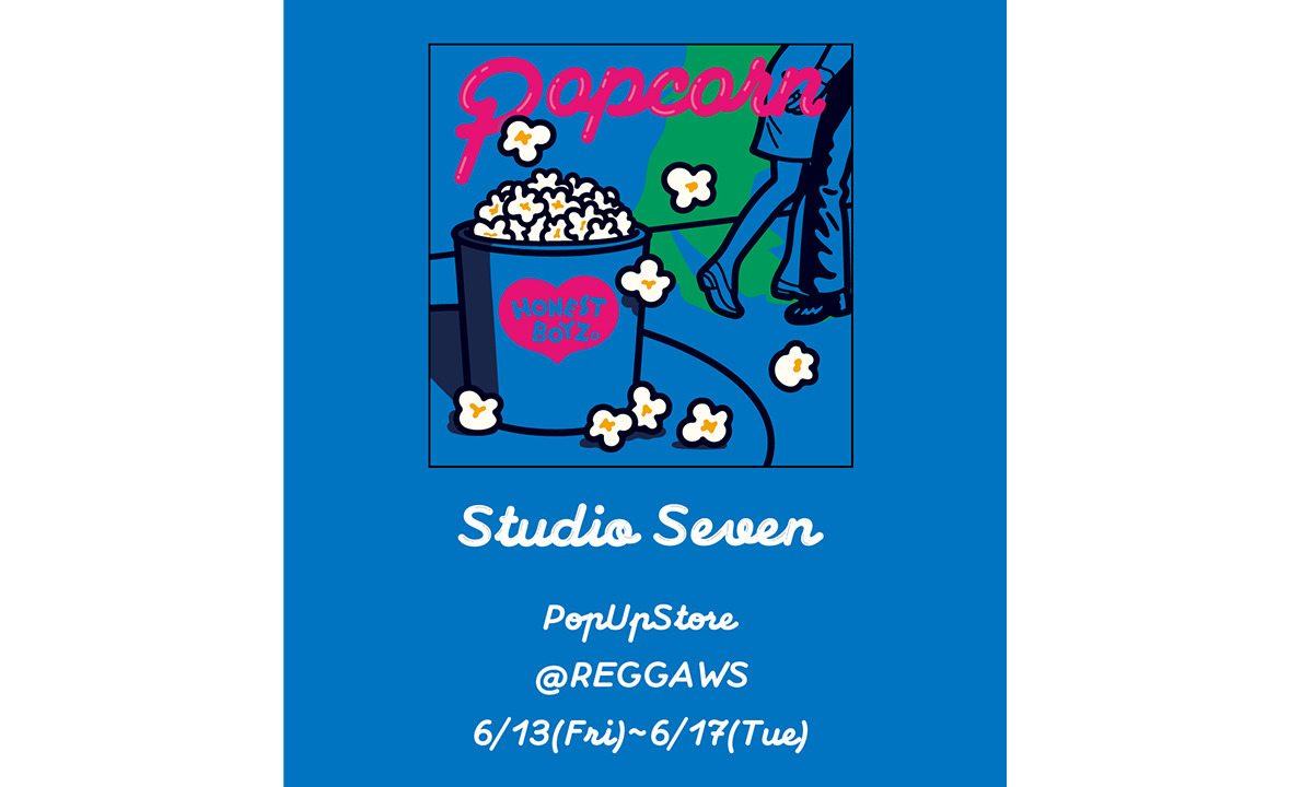 6/13(金)〜17(火)の5日間、名古屋・REGGAWSにてPOP-UP開催と先行販売アイテムを展開！