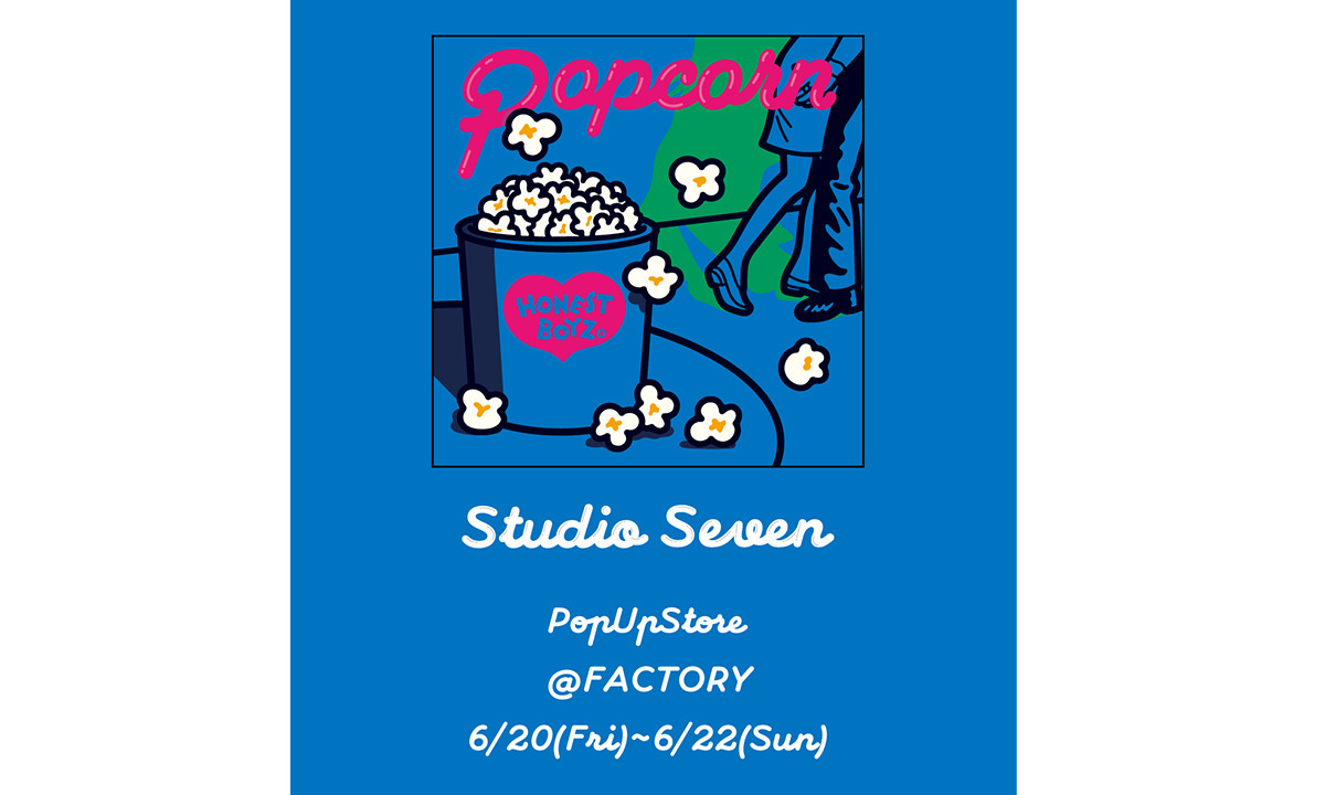 6/20(金)〜22(日)の3日間、 福岡のセレクトショップ「FACTORY」にて期間限定のPOP-UPを開催！
